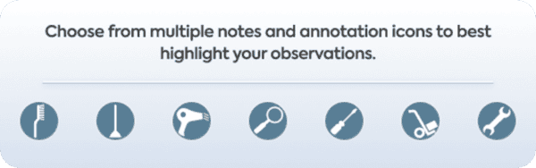 Notes and annotations icons Notes and annotations icons