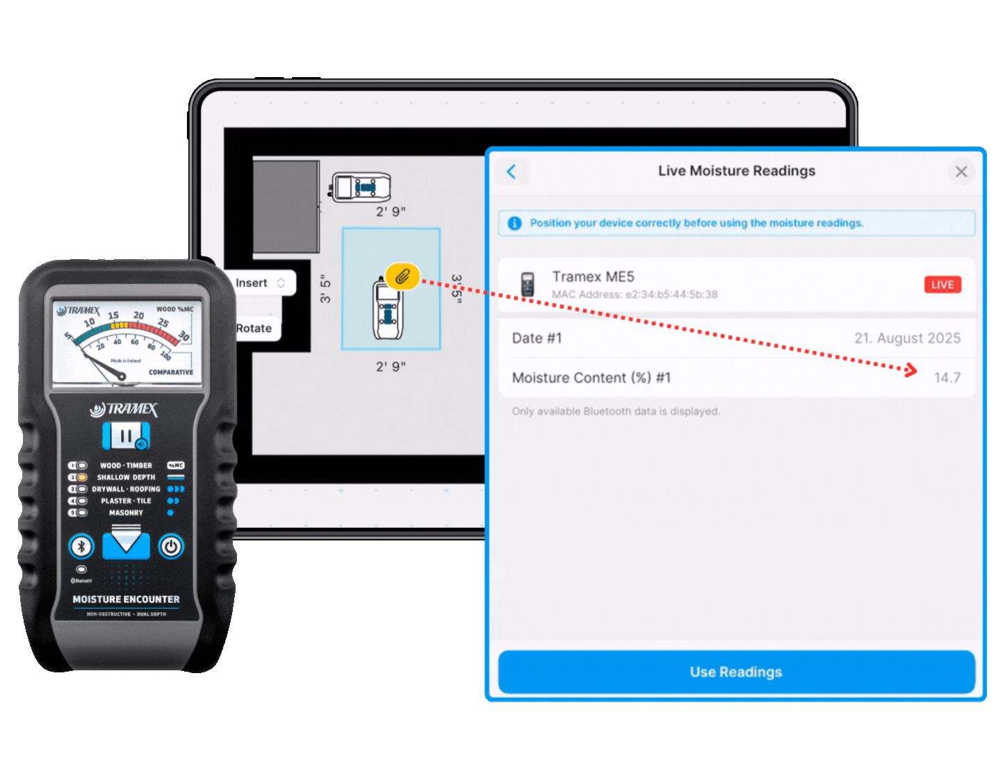 heading tramex integration page